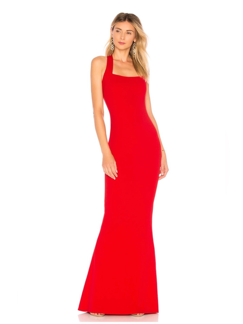 Nookie Viva 2Way Gown Dress in Red, Size XS
